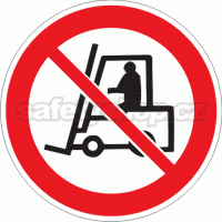 Podlahové pásky a značky - Podlahové značky: Zákaz vysokozdvižných vozíků