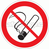 Podlahové pásky a značky - Podlahové značky: Zákaz kouření