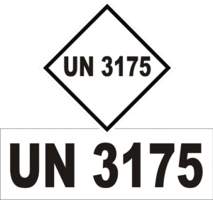 UN čísla a nápisy