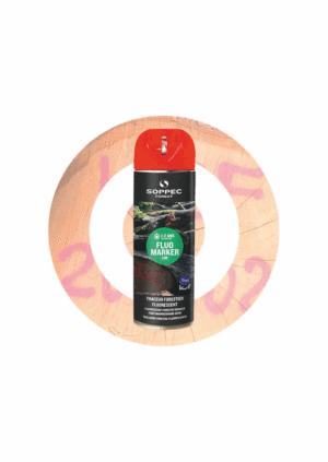 Značkovací spreje a barvy - Lesnické spreje: Značkovací sprej FLUO MARKER červený