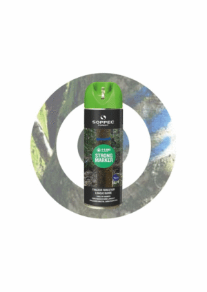 Značkovací spreje a barvy - Lesnické spreje: Značkovací sprej STRONG MARKER zelený