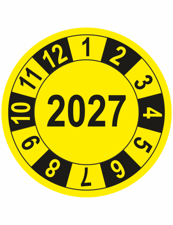 Kontrolný štítok  - 2027