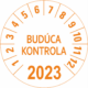 Kontrolné koliesko na 1 rok - Budúca kontrola 2023 (oranžová)