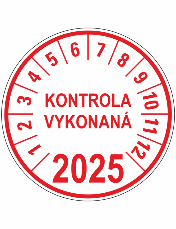 Kontrola vykonaná - 2025
