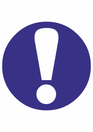 Příkazová bezpečnostní značka: Symbol bez textu - Obecný příkaz
