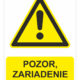 Bezpečnostné značky výstražné - Výstražná značka s textom: Pozor, zariadenie sa opravuje!