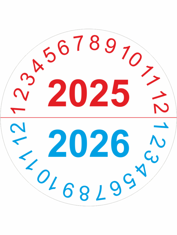 Kalibračný štítok 2025 – 2026
