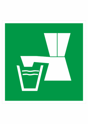 Bezpečnostné zachranné značky - Symboly bezpečí: Pitná voda
