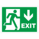 Bezpečnostné zachranné značky - Únikové značenie: EXIT symbol