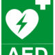 Bezpečnostné značky záchranné - text + symbol: AED
