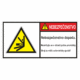 Značenie stojov - Značenie podľa ISO 3864: Nebezpečenstvo / Nebezpečenstvo dopadu