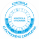 Kontrolné a kalibračné značení - Koliesko na 6 rokov: Kontrola elektrického zariadenia / Kontrola vykonaná 2026-2031 (Modré)