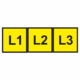 Elektro značenie - Symboly a aršíky: L1/L2/L3