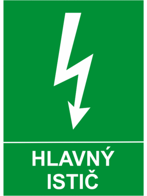 Elektro značeni - Vypínače a uzávery: Hlavný istič