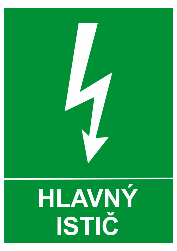 Elektro značeni - Vypínače a uzávery: Hlavný istič