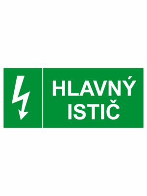 Elektro značeni - Vypínače a uzávery: Hlavý istič + symbol