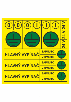 Elektro značenie - Symboly a aršíky: Kombi arch