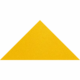 Podlahové pásky a značky - PermaRoute pásky: Koncovka žltá