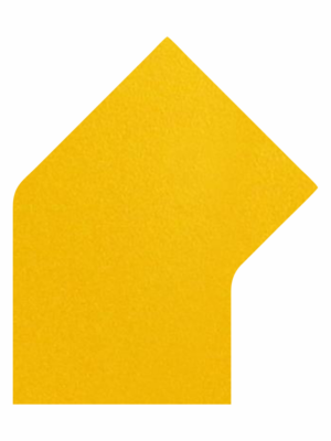 Podlahové pásky a značky - PermaRoute pásky: Roh 45° žltý