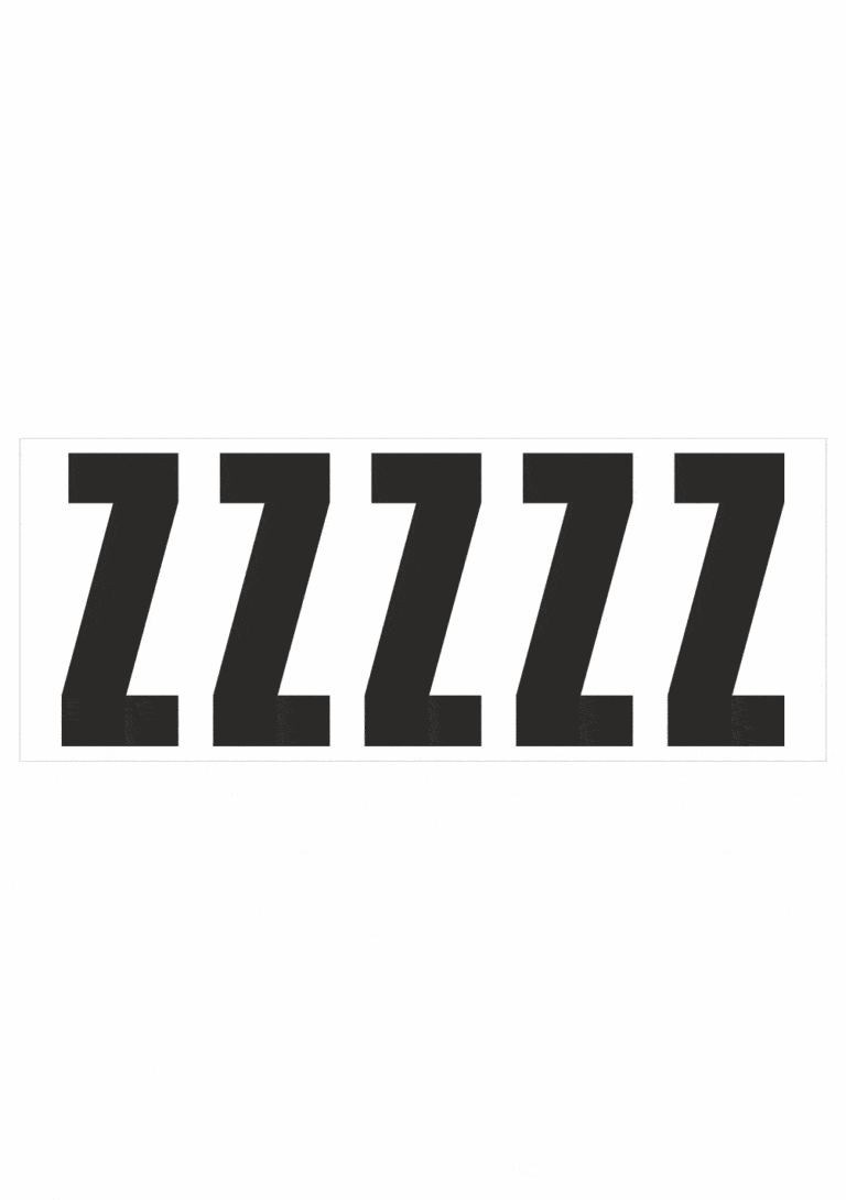 Čísla a písmena - Samolepiace písmena rezana: Z (Čierné)
