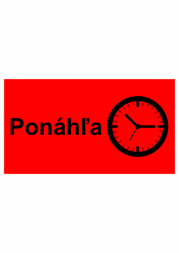 Kontrolné a kalibračné značení - Štítok kvality a organizacie: Ponáhľa + Symbol