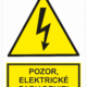 Elektro značenie - Elektro výstrahy: Pozor, elektrické zariadenie!