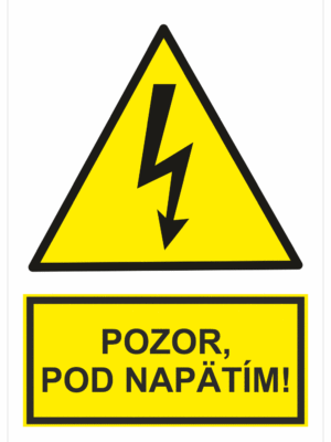 Elektro značenie - Elektro výstrahy: Pozor, pod napätím!