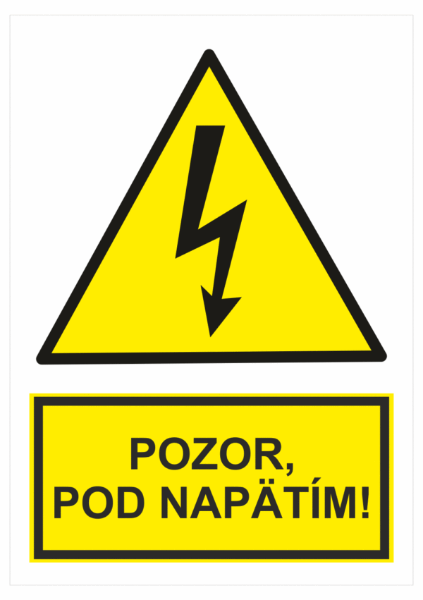 Elektro značenie - Elektro výstrahy: Pozor, pod napätím!