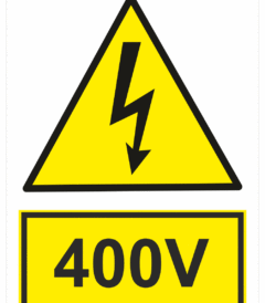 Elektro značenie - Elektro výstrahy: 400V