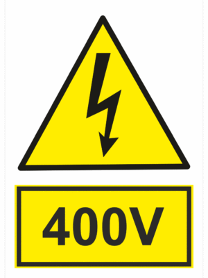 Elektro značenie - Elektro výstrahy: 400V