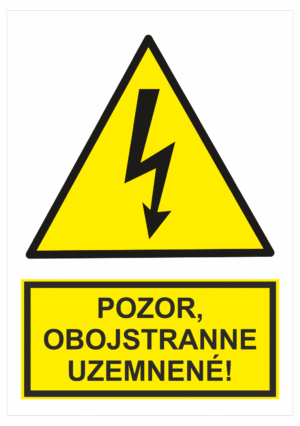Elektro značenie - Elektro výstrahy: Pozor, obojstranne uzemnené!