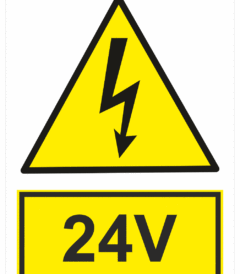 Elektro značenie - Elektro výstrahy: 24V