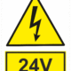 Elektro značenie - Elektro výstrahy: 24V