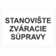 Označenie obalov nebezpečných látok - Tlakové nádoby a plyny: Stanoviště zváracie súpravy (Text)