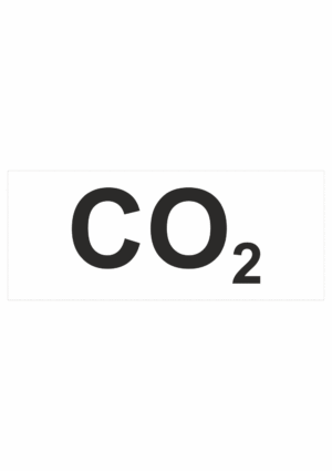 Označenie obalov nebezpečných látok - Tlakové nádoby a plyny: CO2