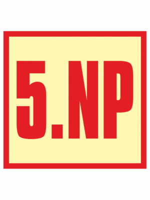 Značenie budov a priestorov - Označenie podlažia: 5.NP
