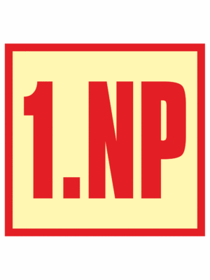Značenie budov a priestorov - Označenie podlažia: 1.NP