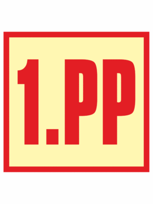 Značenie budov a priestorov - Označenie podlažia: 1.PP