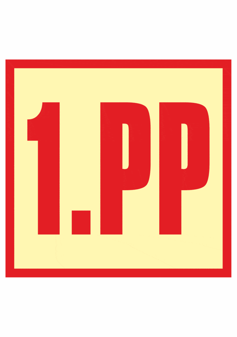 Značenie budov a priestorov - Označenie podlažia: 1.PP