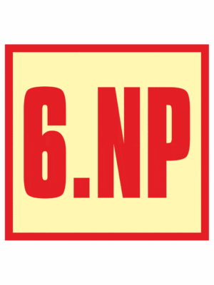 Značenie budov a priestorov - Označenie podlažia: 6.NP