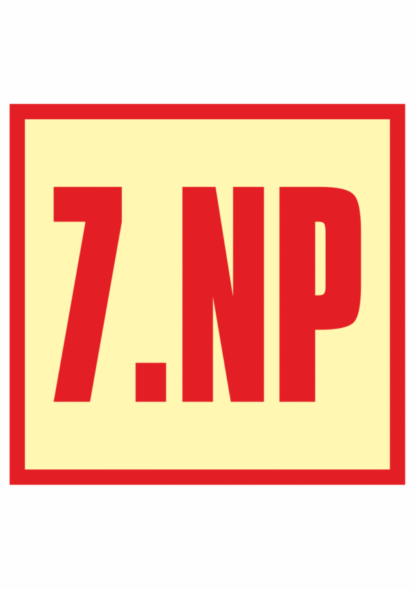 Značenie budov a priestorov - Označenie podlažia: 7.NP