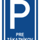 Značenie budov a priestorov - Parkovanie: Parkovisko pre zákazníkov