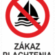 Značenie budov a priestorov - Vodné plochy: Zákaz plachtenia