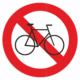 Značenie budov a pristor - Piktogramy na samolepiacej fólii: Bicykel (Kruh)