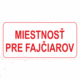 Značenie budov a pristor - Označenie miestností textom: Miestnosť pre fajčiarov