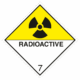 Označenie obalov nebezpečných látok - Symboly ADR: Radioactive / Radioaktívne látky č.7