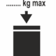 Označenie obalov nebezpečných látok - Prepravné štítky: Hmotnostný limit zaťaženie (Kg max)