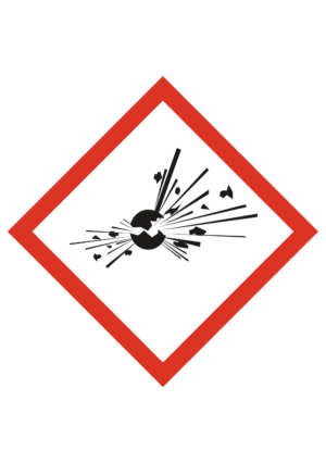 Označenie obalov nebezpečných látok - Výstražné symboly GHS/CLP: Výbušné
