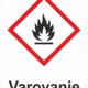 Označenie obalov nebezpečných látok - Výstražné symboly GHS/CLP s textom Varovanie: Horľavé