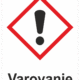 Označenie obalov nebezpečných látok - Výstražné symboly GHS/CLP s textom Varovanie: Dráždivé